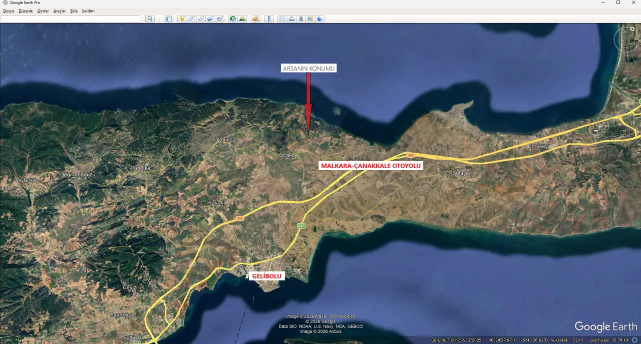 ÇANAKKALE GELİBOLU OCAKLIDA 502m2 MÜSTAKİL TAPULU ARSA - görsel 11