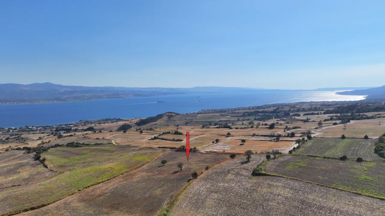 ÇANAKKALE GELİBOLU BURHANLI'DA 11,492m2 DENİZ MANZARALI TARLA - görsel 5