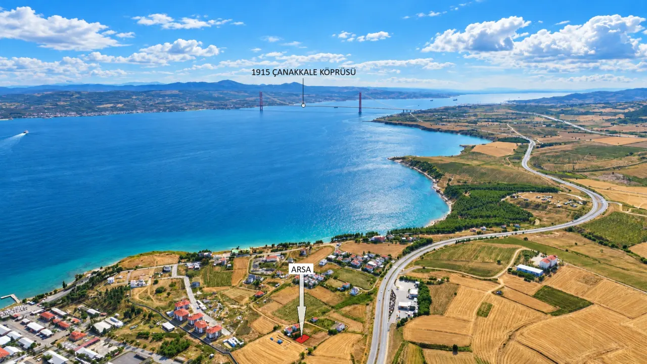 Çanakkale Gelibolu Alaeddin Mahallesinde 380 M² İmarlı Arsa - görsel 6