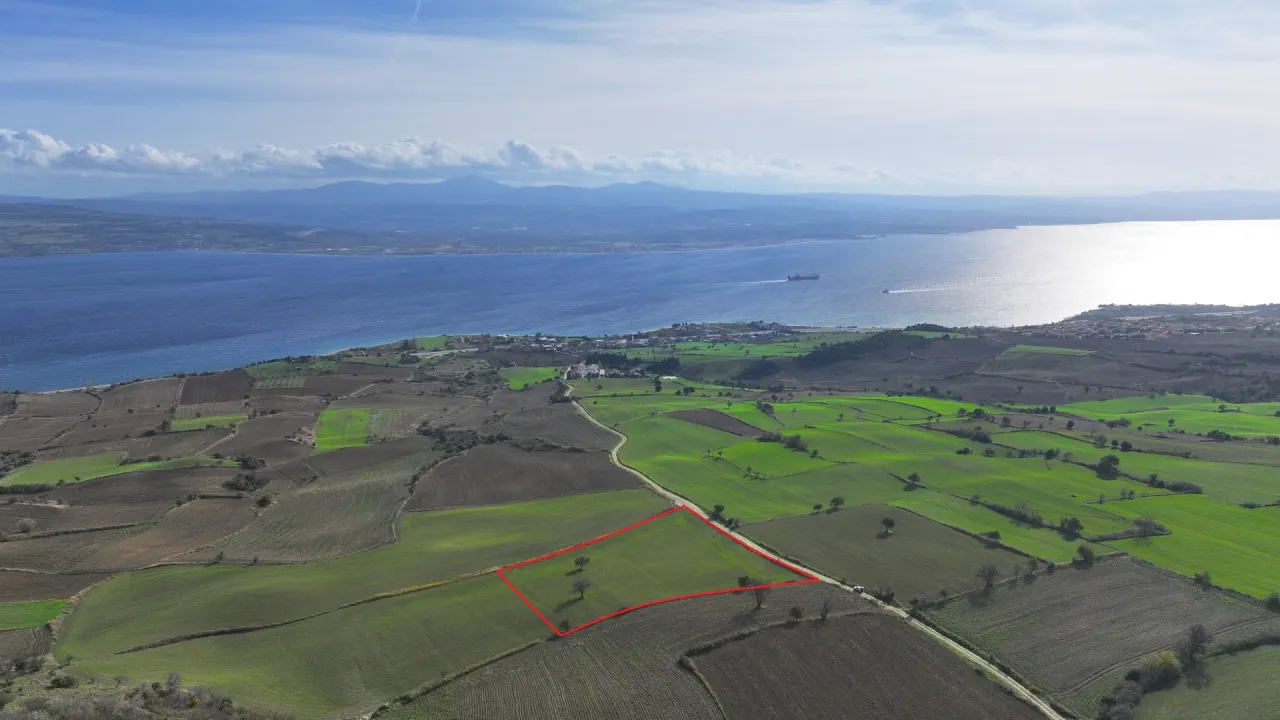 ÇANAKKALE GELİBOLU BURHANLI'DA 11,492m2 DENİZ MANZARALI TARLA - görsel 4
