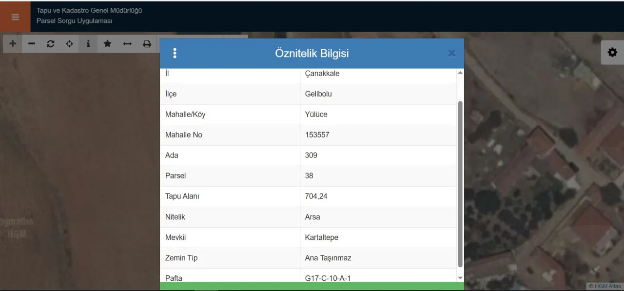 ÇANAKKALE GELİBOLU YÜLÜCE'DE 704m2 MÜSTAKİL TAPULU İMARLI ARSA - görsel 6