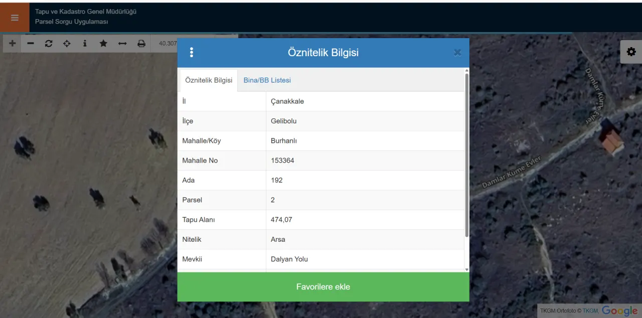 ÇANAKKALE GELİBOLU BURHANLI'DA BOĞAZ MANZARALI 474m2 ARSA - görsel 5