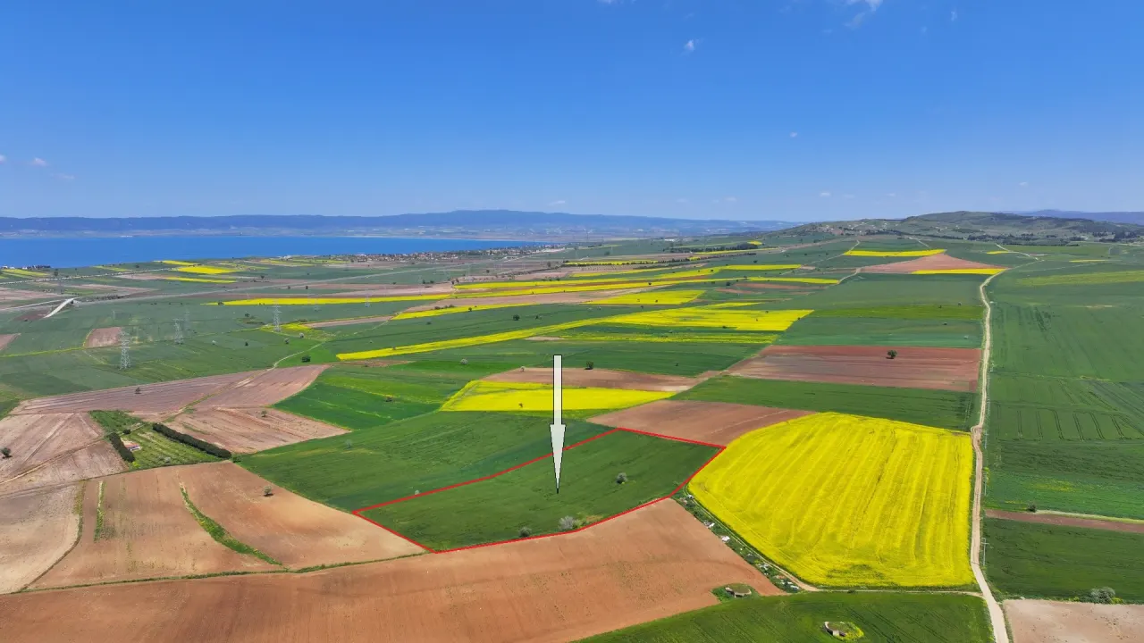 ÇANAKKALE GELİBOLU DEMİRTEPE'DE 14,223m2 MÜSTAKİL TAPULU TARLA - görsel 8