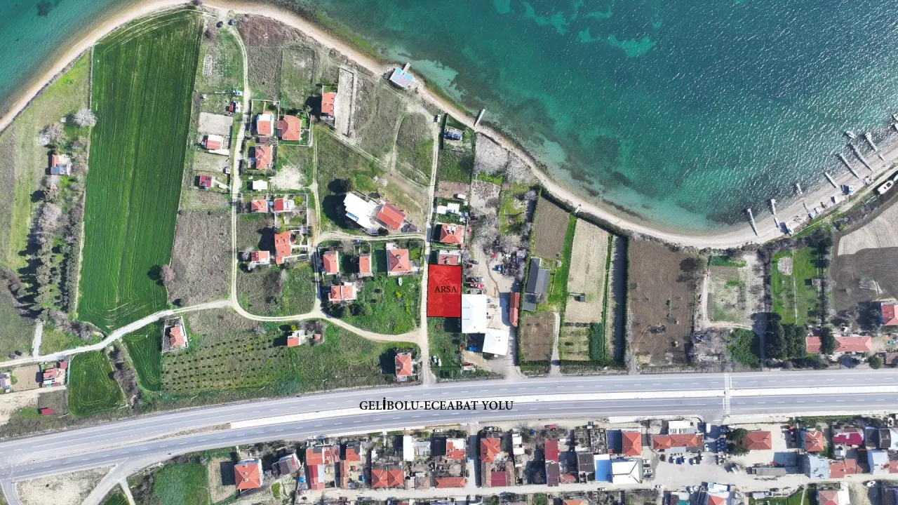 ÇANAKKALE GELİBOLU BURHANLI'DA 591m2 SATILIK ARSA - görsel 4