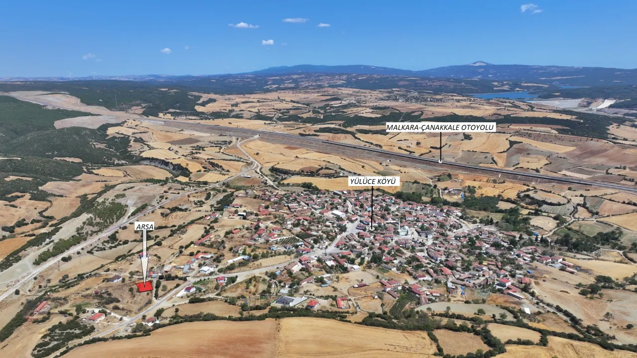 GELİBOLU YÜLÜCE'DE %40 İNŞAAT İZİNLİ 376m2 MÜSTAKİL TAPULU ARSA - görsel 9