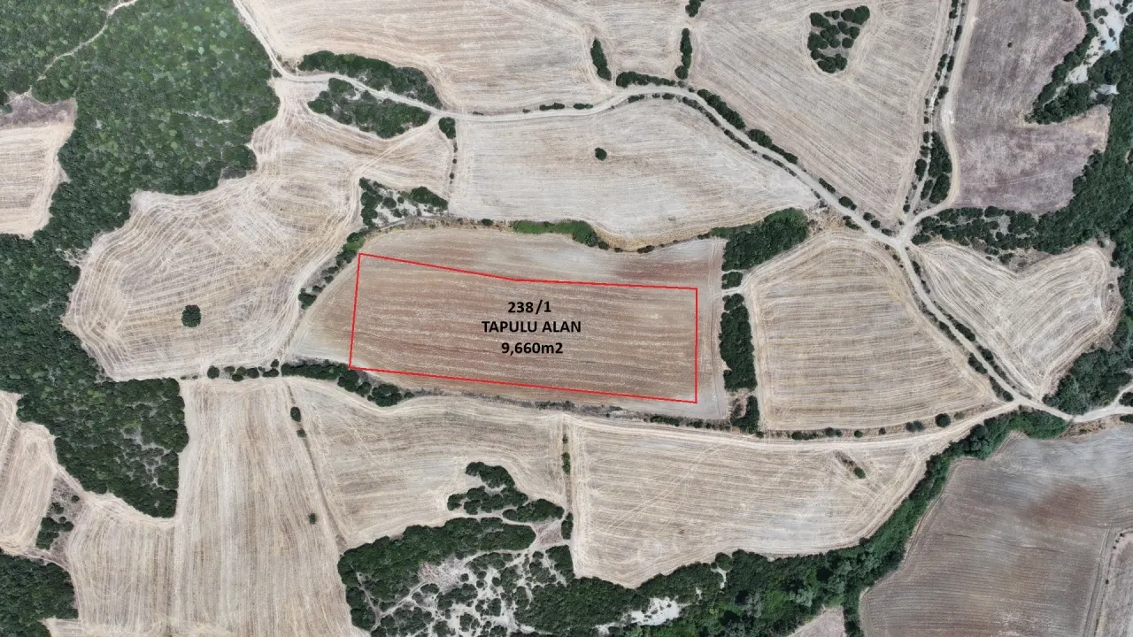 ÇANAKKALE GELİBOLU BAYRAMİÇ KÖYÜ'NDE 9,660 m² MÜSTAKİL TAPULU TARLA - görsel 4