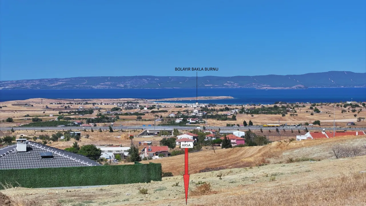 GELİBOLU BOLAYIRDA MÜSTAKİL TAPULU DENİZ MANZARALI 299m2 ARSA - görsel 11