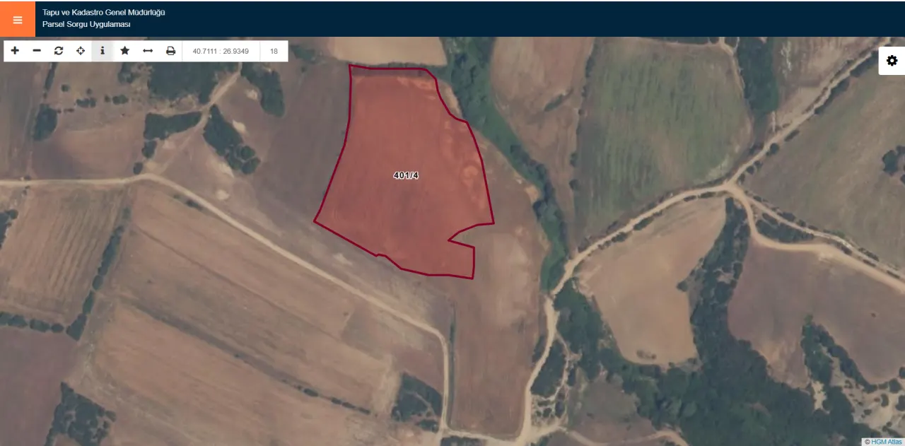 ÇANAKKALE GELİBOLU BAYRAMİÇ KÖYÜ'NDE 10.382 m² MÜSTAKİL TAPULU TARLA - görsel 14