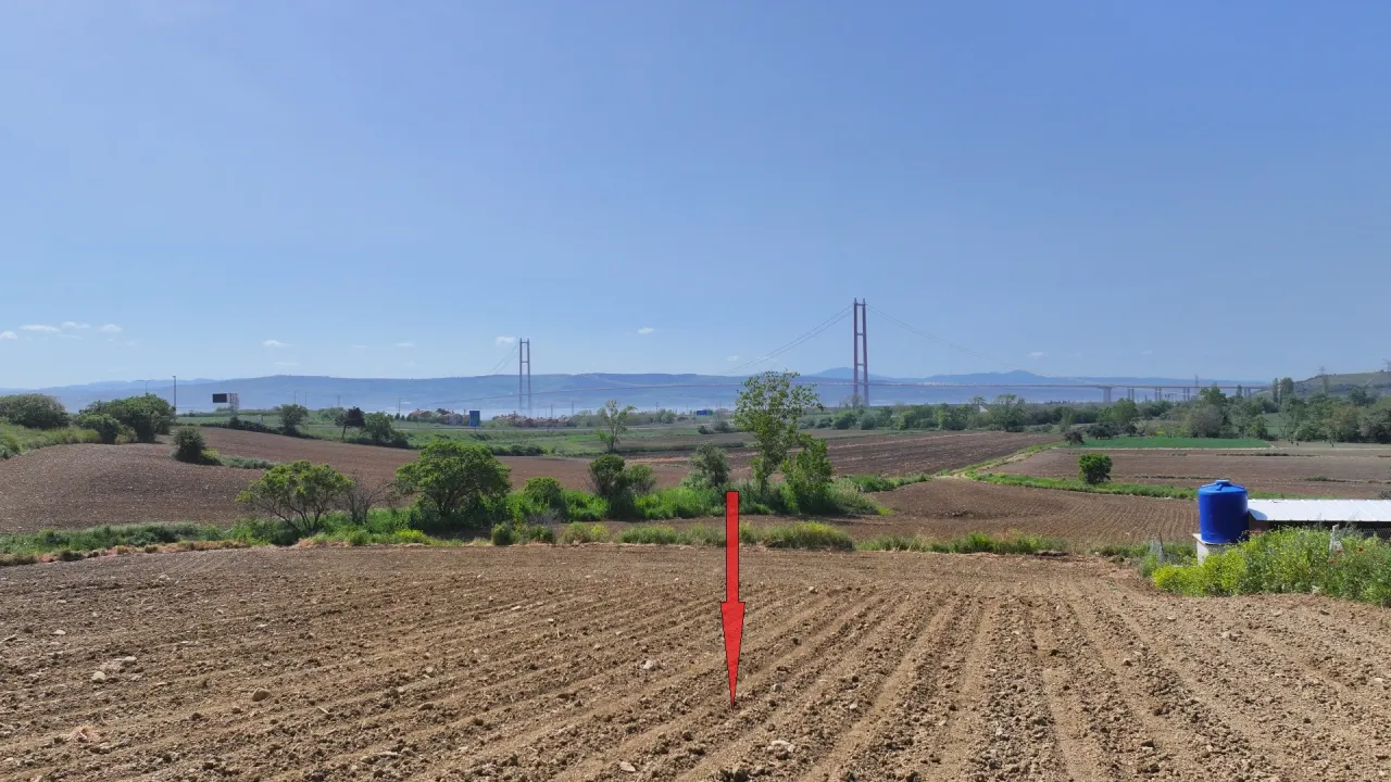 ÇANAKKALE GELİBOLU SÜTLÜCEDE 505m2 KÖPRÜ MANZARALI ARSA - görsel 11