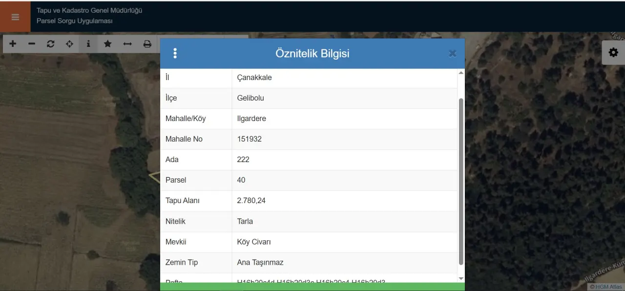 ÇANAKKALE GELİBOLU ILGARDERE'DE KÖY İÇERİSİNDE 5,140m2 TARLA - görsel 5
