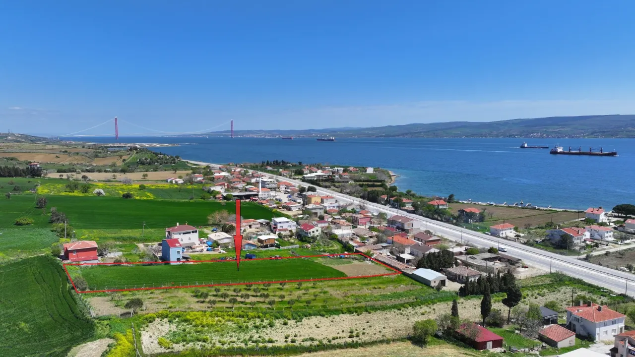 GELİBOLU BURHANLI'DA BOĞAZ VE KÖPRÜ MANZARALI 3,506m2 TARLA - görsel 23