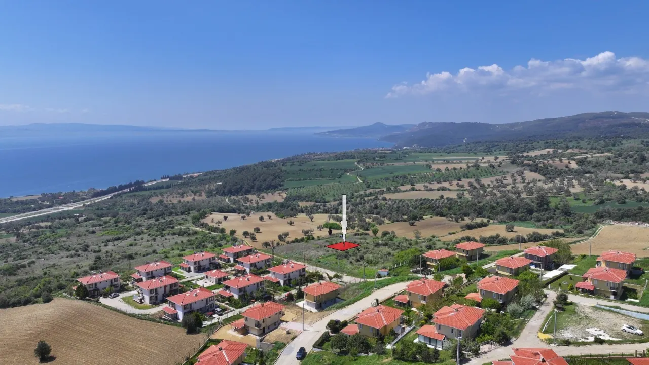 ÇANAKKALE GELİBOLU BURHANLI'DA BOĞAZ MANZARALI 508m2 ARSA - görsel 8