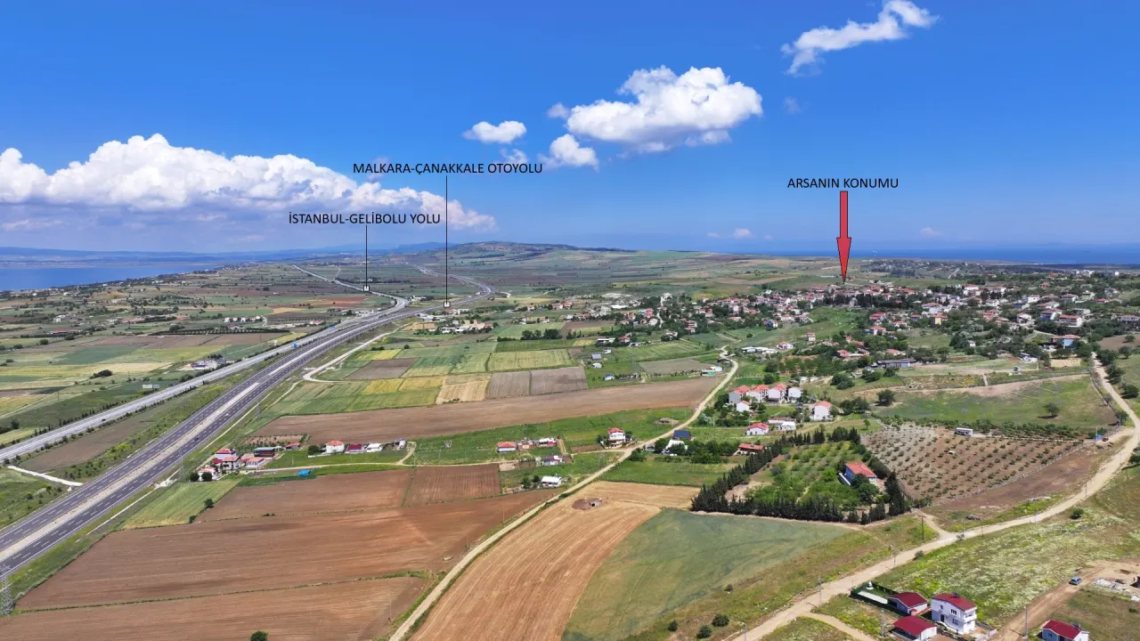 GELİBOLU BOLAYIRDA MÜSTAKİL TAPULU DENİZ MANZARALI 299m2 ARSA - görsel 10
