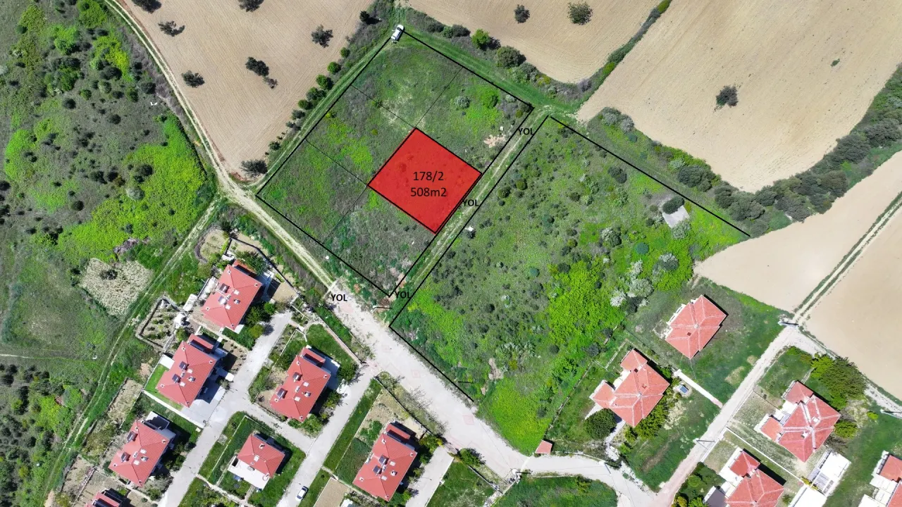 ÇANAKKALE GELİBOLU BURHANLI'DA BOĞAZ MANZARALI 508m2 ARSA - görsel 6