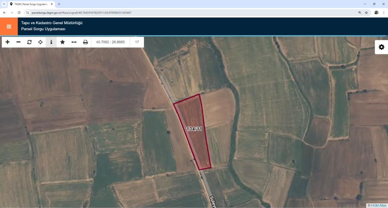 ÇANAKKALE GELİBOLU SÜLEYMANİYEDE MÜSTAKİL TAPULU 9,172m2 TARLA - görsel 24