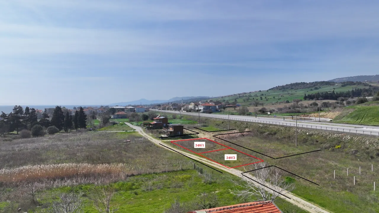 ÇANAKKALE GELİBOLU SÜTLÜCEDE KÖPRÜ VE DENİZ MANZARALI 516m2 ARSA - görsel 17