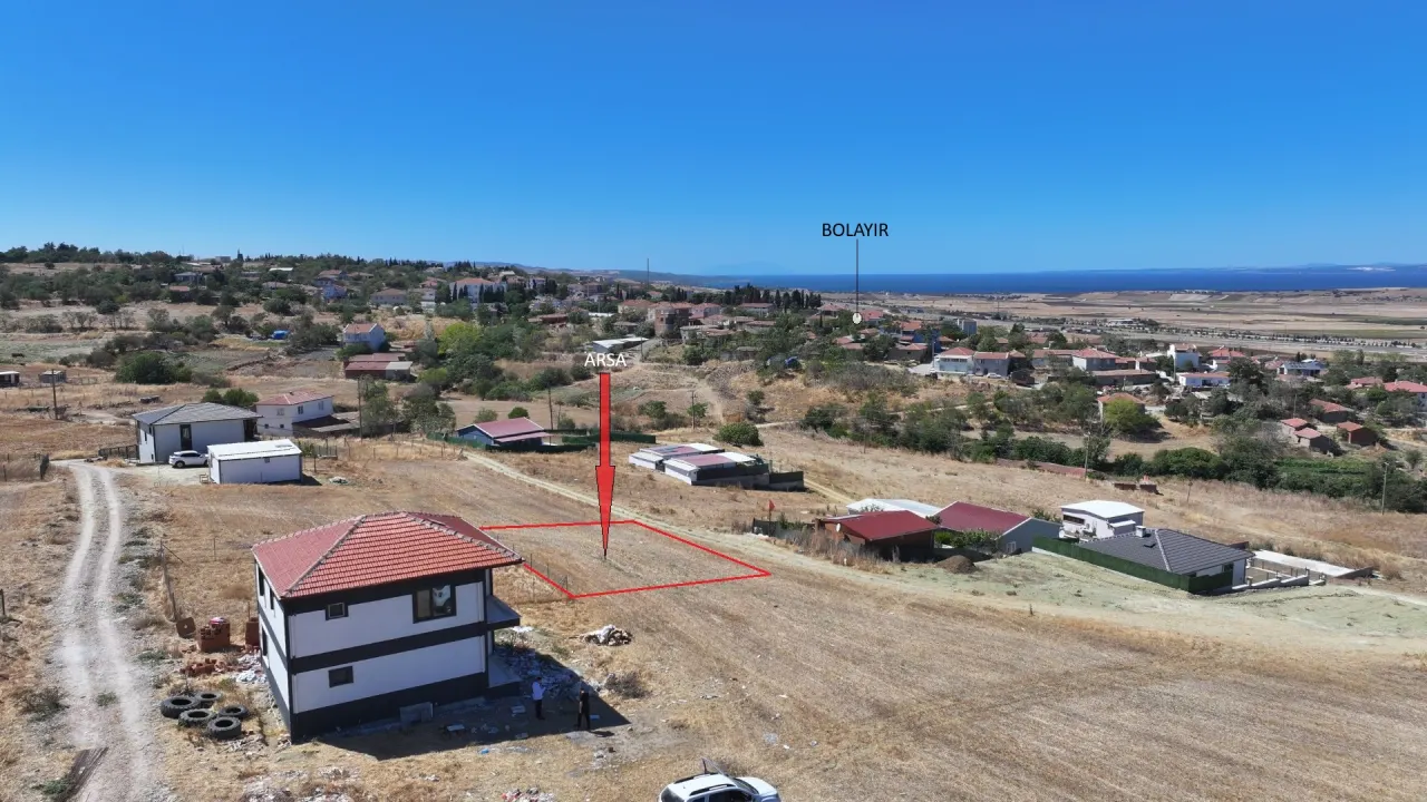 GELİBOLU BOLAYIRDA MÜSTAKİL TAPULU DENİZ MANZARALI 299m2 ARSA - görsel 4