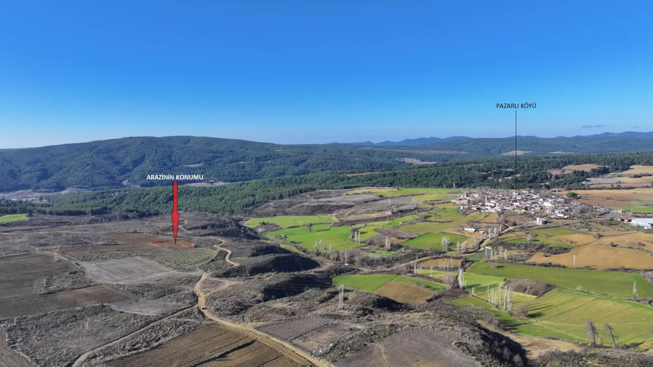 ÇANAKKALE GELİBOLU PAZARLIDA 2,885m2 TARLA - görsel 10