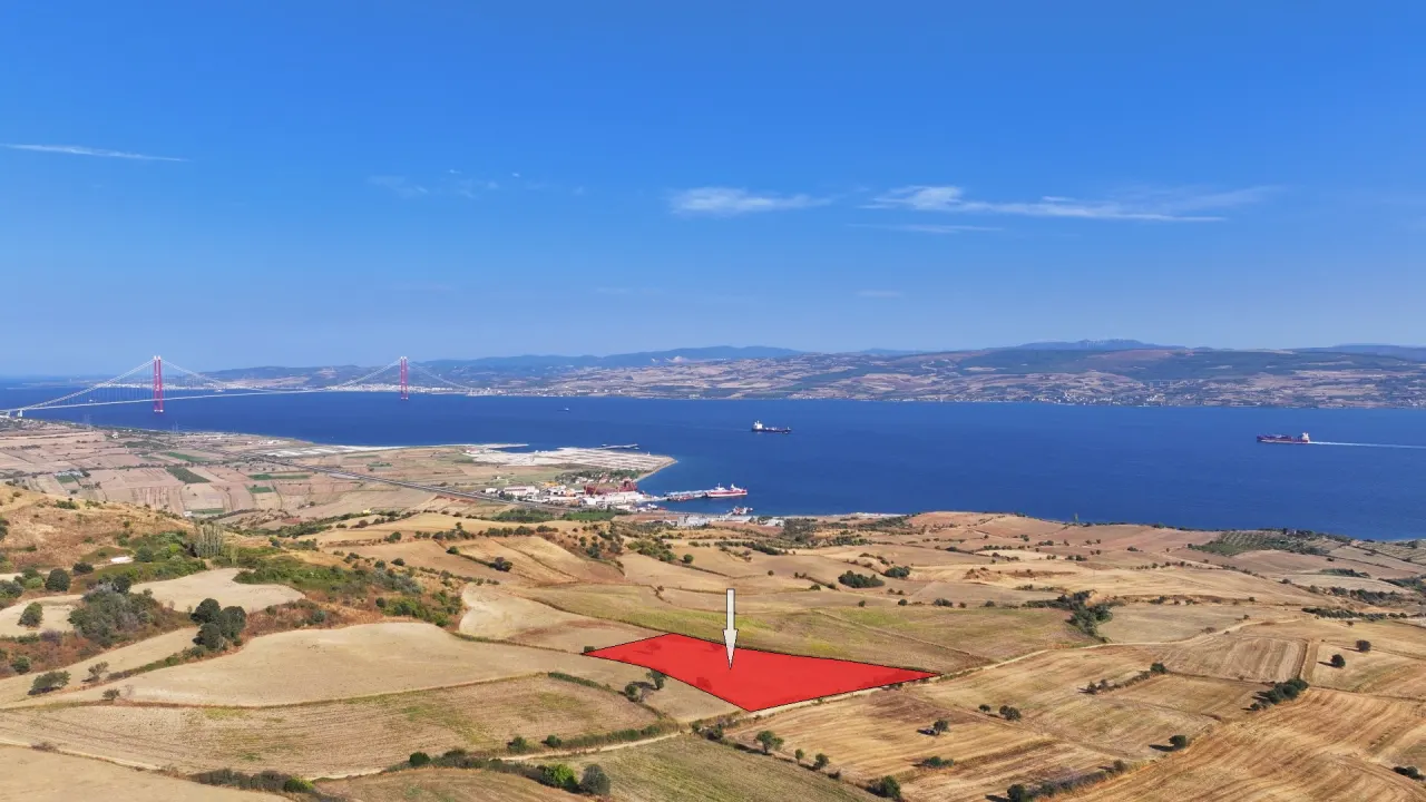 ÇANAKKALE GELİBOLU BURHANLI'DA 11,492m2 DENİZ MANZARALI TARLA - görsel 28
