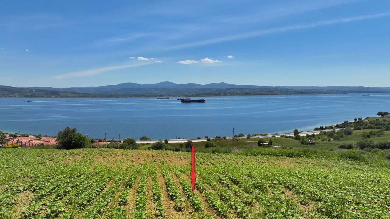 ÇANAKKALE GELİBOLU BURHANLI'DA BOĞAZ MANZARALI 8,062m2 TARLA - görsel 11