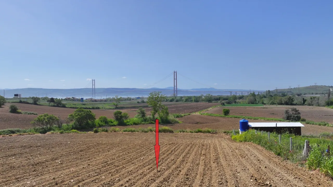ÇANAKKALE GELİBOLU SÜTLÜCEDE 505m2 KÖPRÜ MANZARALI ARSA - görsel 10