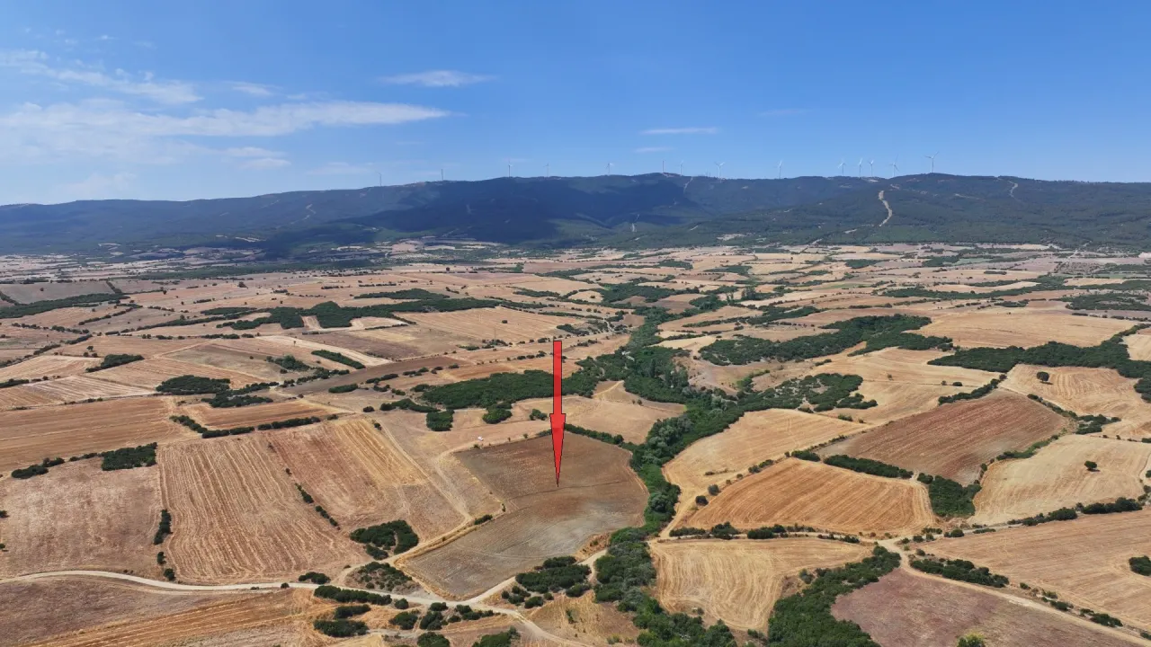 ÇANAKKALE GELİBOLU BAYRAMİÇ KÖYÜ'NDE 10.382 m² MÜSTAKİL TAPULU TARLA - görsel 9