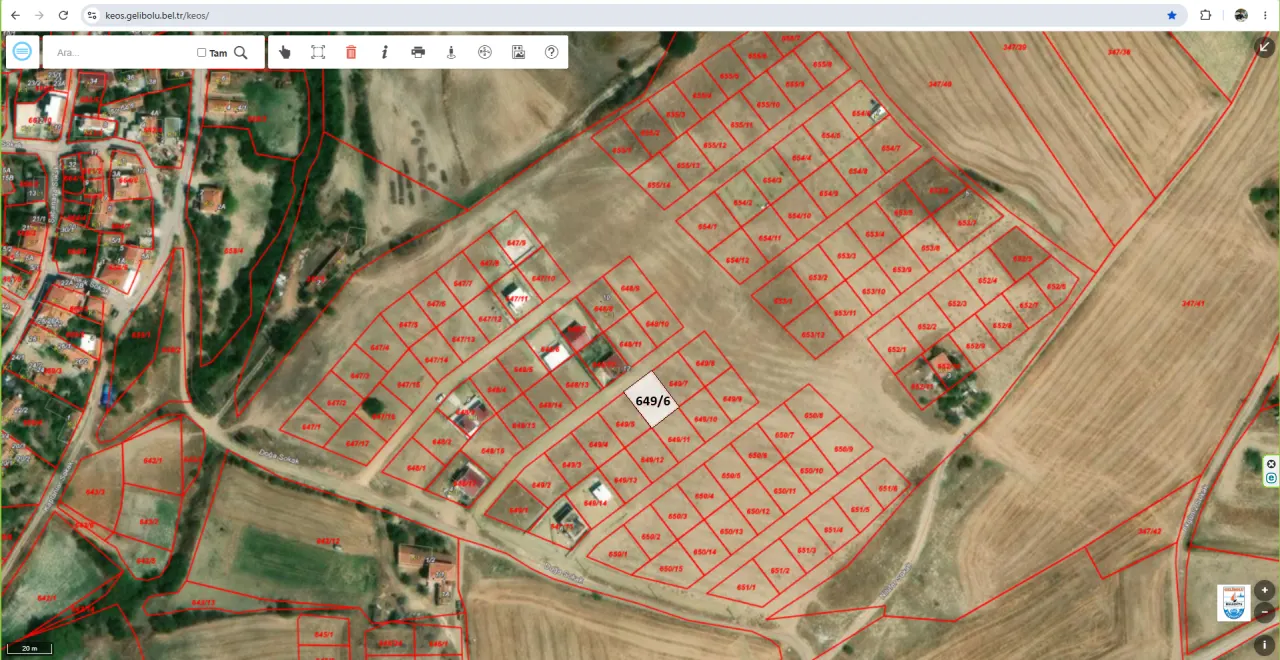 GELİBOLU BOLAYIRDA MÜSTAKİL TAPULU DENİZ MANZARALI 299m2 ARSA - görsel 25