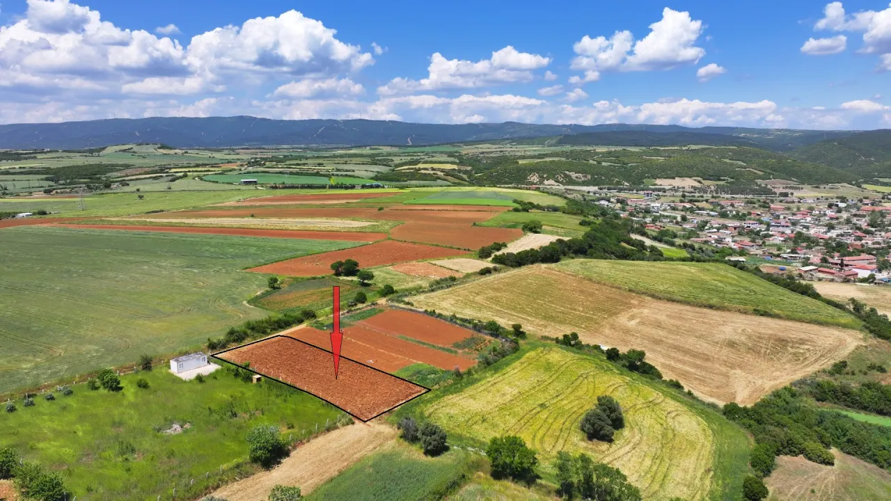 ÇANAKKALE GELİBOLU YÜLÜCE KÖYE YAKIN 1,064m2 TARLA - görsel 3