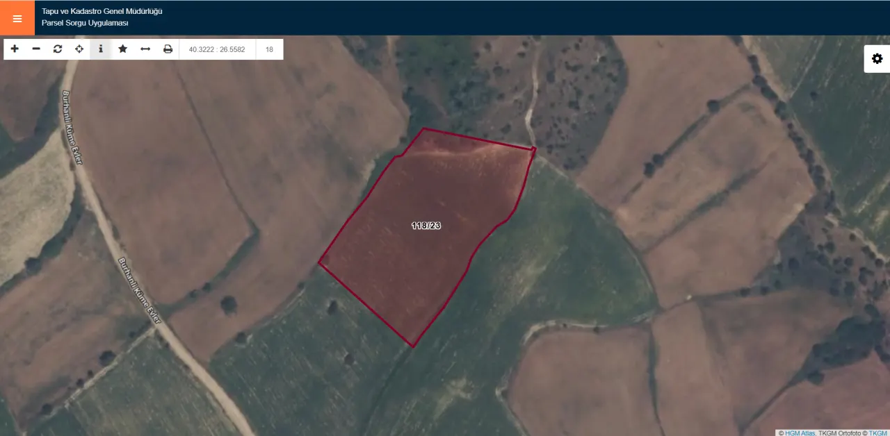GELİBOLU BURHANLIDA BOĞAZ VE DENİZ MANZARALI 10,577m2 TARLA - görsel 3
