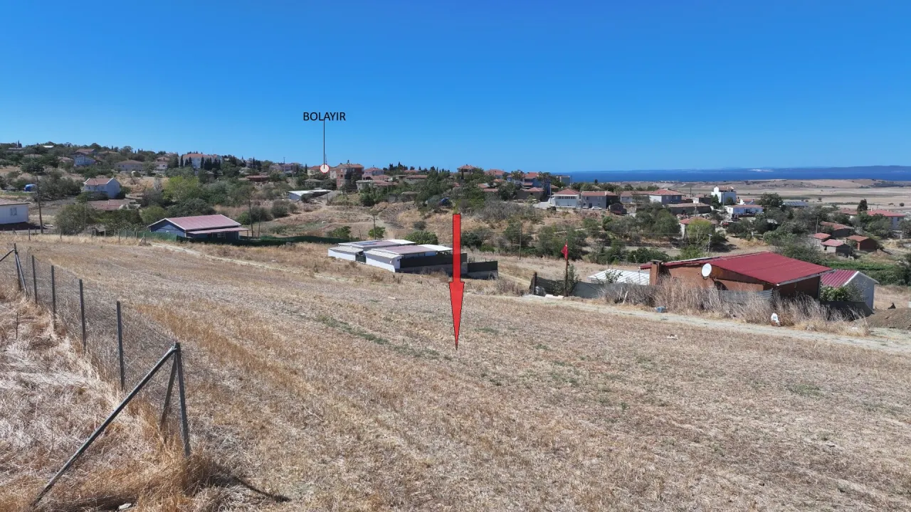 GELİBOLU BOLAYIRDA MÜSTAKİL TAPULU DENİZ MANZARALI 299m2 ARSA - görsel 7