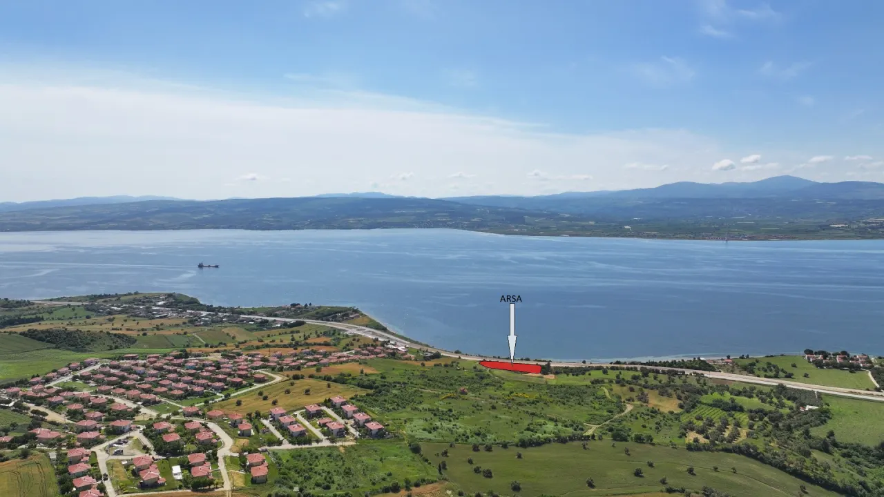 ÇANAKKALE GELİBOLU BURHANLI'DA DENİZ MANZARALI 4,408m2 ARSA - görsel 9