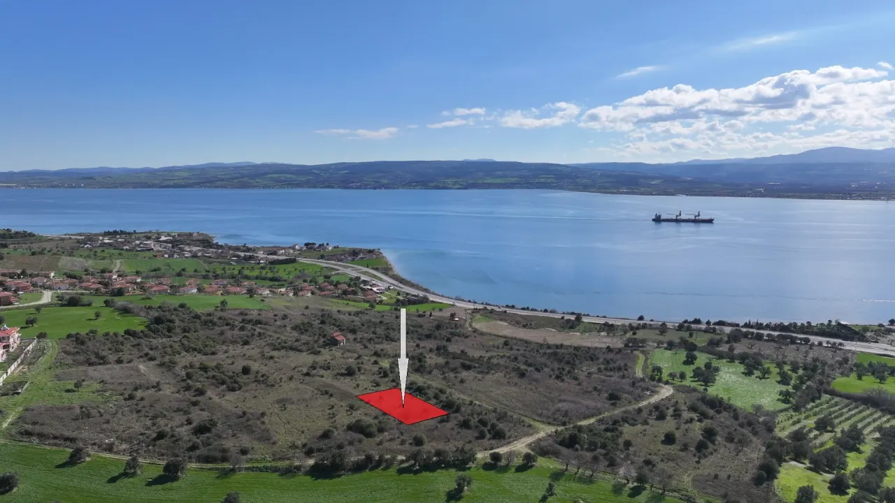 ÇANAKKALE GELİBOLU BURHANLI'DA BOĞAZ MANZARALI 474m2 ARSA - görsel 14
