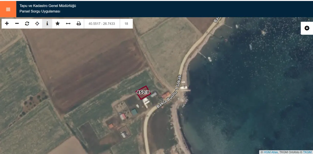 GELİBOLU BOLAYIR BAKLA BURNUNDA HARİKA KONUMDA 191m2 ARSA - görsel 7