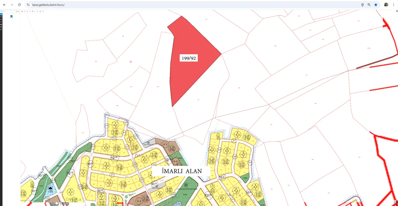 GELİBOLU BURHANLIDA DENİZ VE DOĞA MANZARALI 20,573m2 TARLA - görsel 20