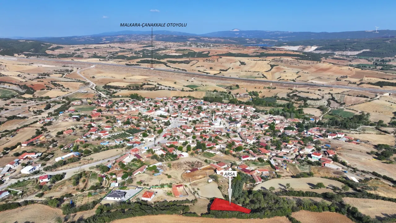ÇANAKKALE GELİBOLU YÜLÜCE'DE 704m2 MÜSTAKİL TAPULU İMARLI ARSA - görsel 11