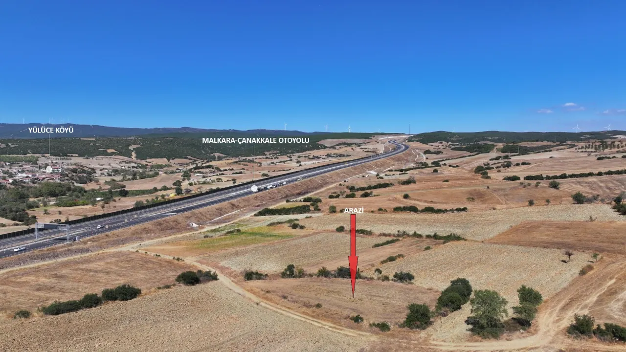GELİBOLU YÜLÜCE'DE MÜSTAKİL TAPULU 1,477m2 TARLA - görsel 2