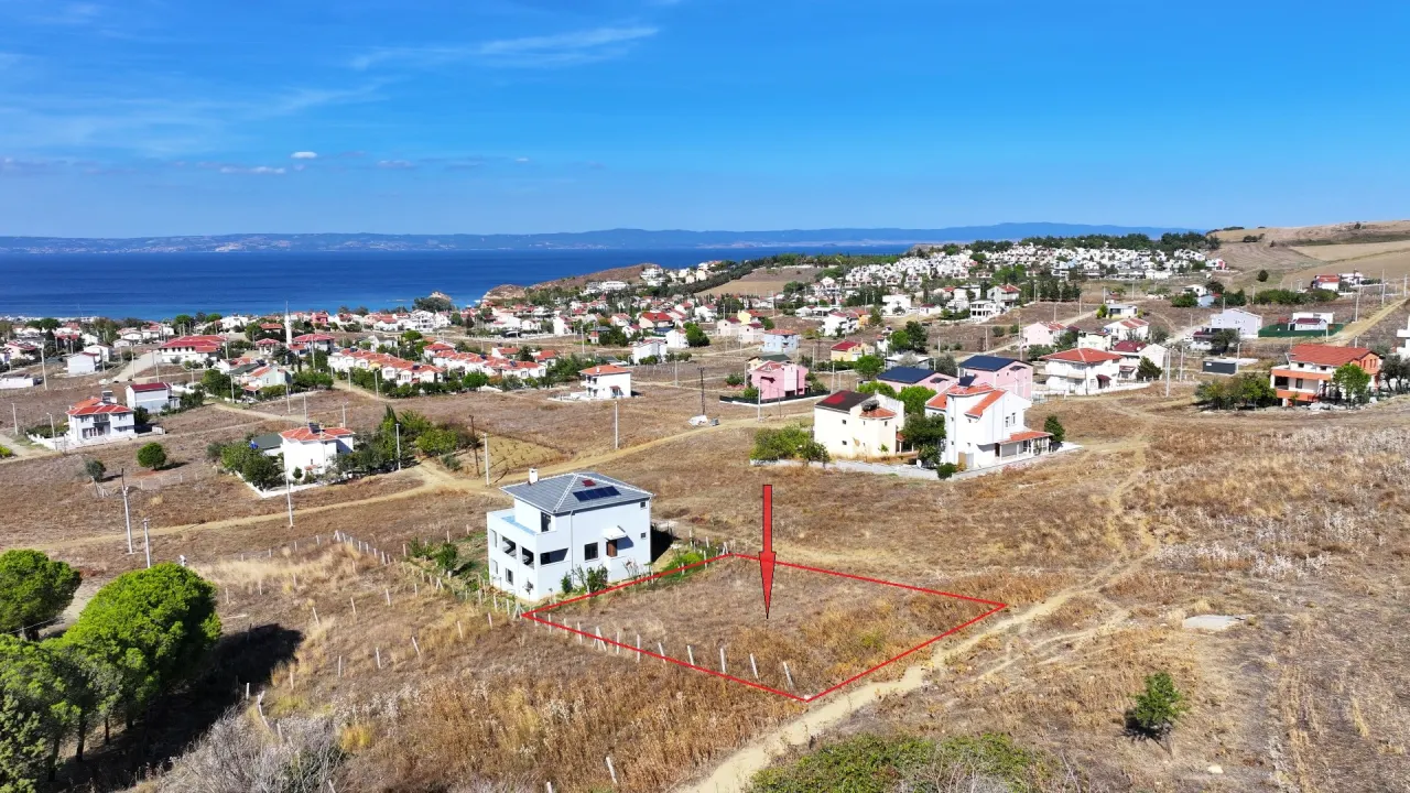 ÇANAKKALE GELİBOLU GÜNEYLİ'DE DENİZ MANZARALI 700m2 ARSA - görsel 5