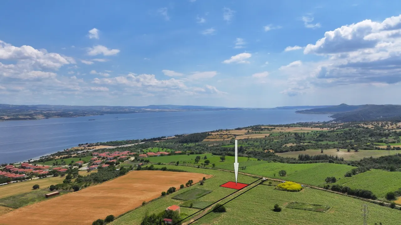 ÇANAKKALE GELİBOLU BURHANLI'DA 296m2 BOĞAZ MANZARALI ARSA - görsel 19