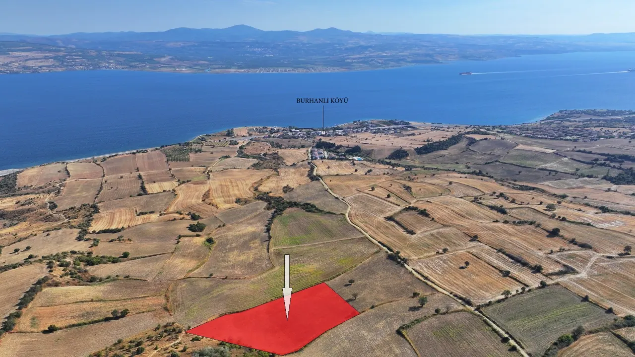 GELİBOLU BURHANLIDA BOĞAZ VE DENİZ MANZARALI 10,577m2 TARLA - görsel 20