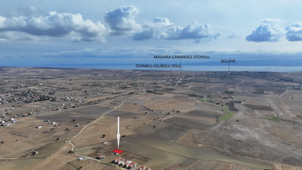 ÇANAKKALE GELİBOLU BOLAYIR'DA 2 ADET SATILIK MÜSTAKİL TAPULU ARSA - görsel 2