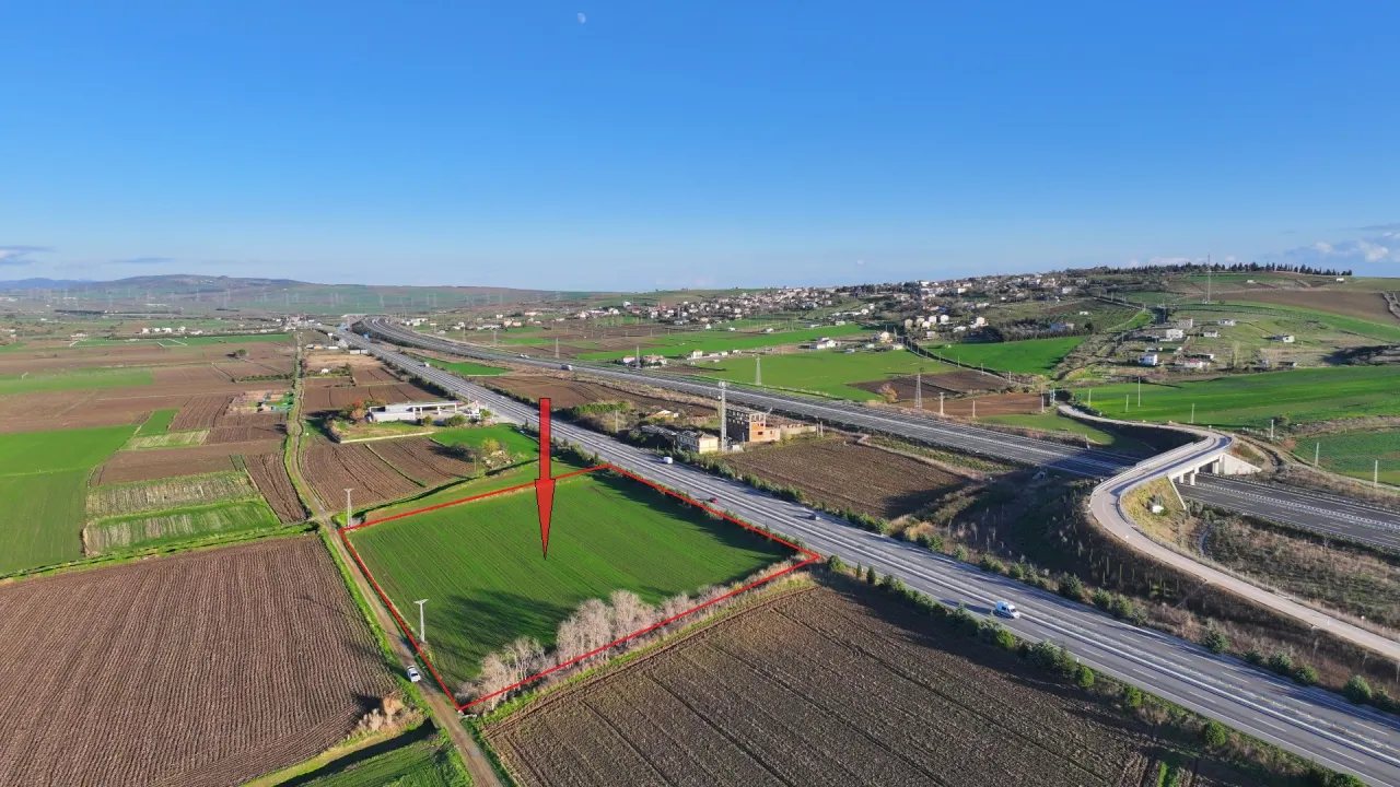 ÇANAKKALE GELİBOLU BOLAYIRDA ANAYOLA CEPHE 14,125m2 TARLA - görsel 17