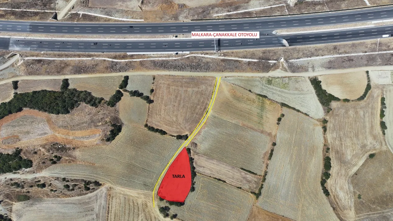 GELİBOLU YÜLÜCE'DE MÜSTAKİL TAPULU 1,477m2 TARLA - görsel 4
