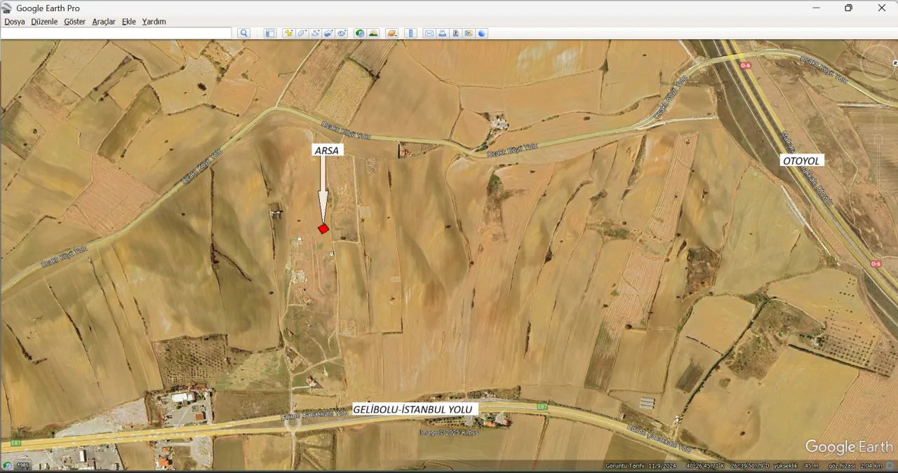 GELİBOLU YAZICIZADE MAHALLESİNDE İNŞAAT İZİNLİ 402m2 ARSA - görsel 20