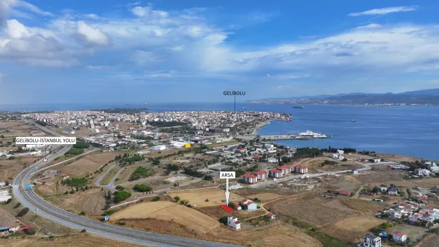 Çanakkale Gelibolu Alaeddin Mahallesinde 380 M² İmarlı Arsa