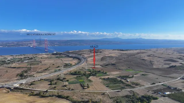 ÇANAKKALE GELİBOLU SÜTLÜCE'DE MÜSTAKİL TAPULU 739m2 TARLA