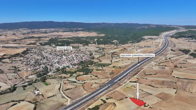 GELİBOLU YÜLÜCE'DE MÜSTAKİL TAPULU 1,477m2 TARLA
